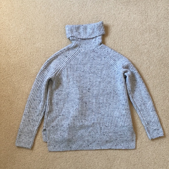 Madewell Knit Turtleneck Sweater Gray XS - Picture 2 of 5